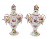 PAIR OF VON SCHIERHOLZ COVERED