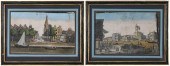 PAIR OF VUE D'OPTIQUE CUT ENGR