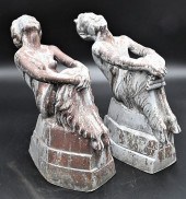 PAIR OF W. MANUELLI LEAD GARDE