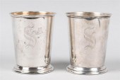 PAIR OF WALLACE SILVER JULEP C