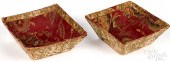 PAIR OF WALLPAPER AND FABRIC D