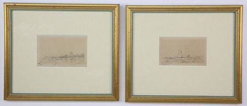 PAIR OF WALTER LANSIL PENCIL