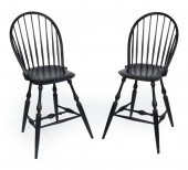 PAIR OF WARREN CHAIR WORKS COU