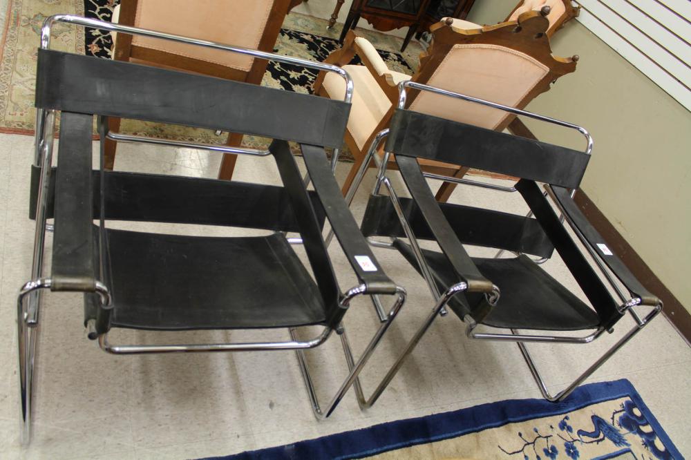 PAIR OF 'WASSILY' ARMCHAIRSPAIR