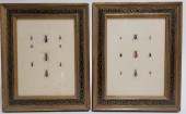 PAIR OF WATERCOLORS OF ENTOMOL