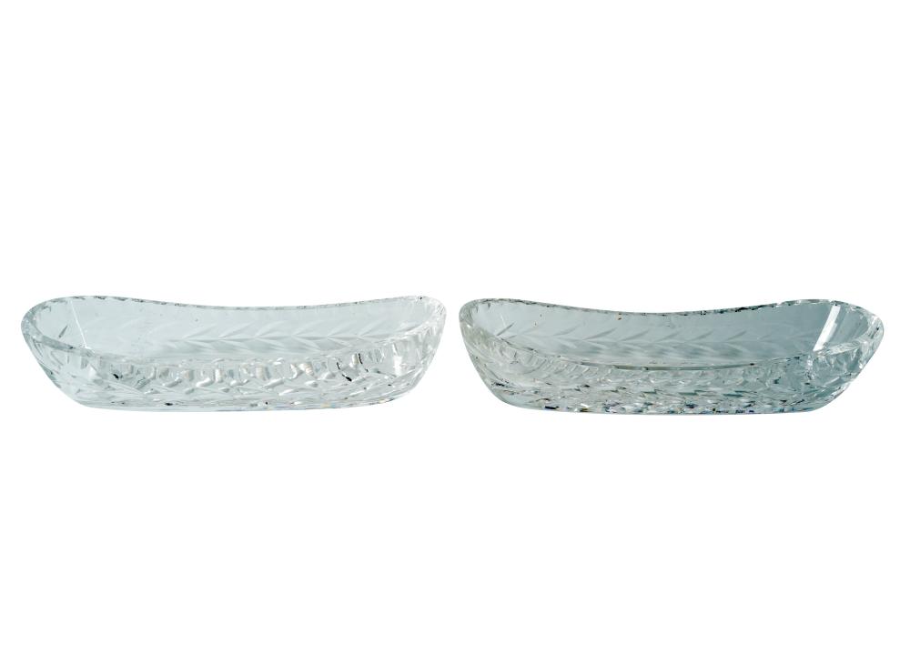 PAIR OF WATERFORD CRYSTAL CELERY