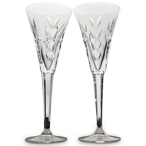 PAIR OF WATERFORD CRYSTAL CHAMPAGNE