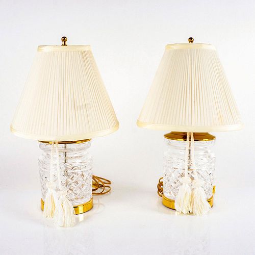 PAIR OF WATERFORD CRYSTAL