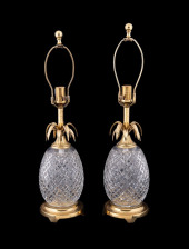 PAIR OF WATERFORD CRYSTAL 'HOS