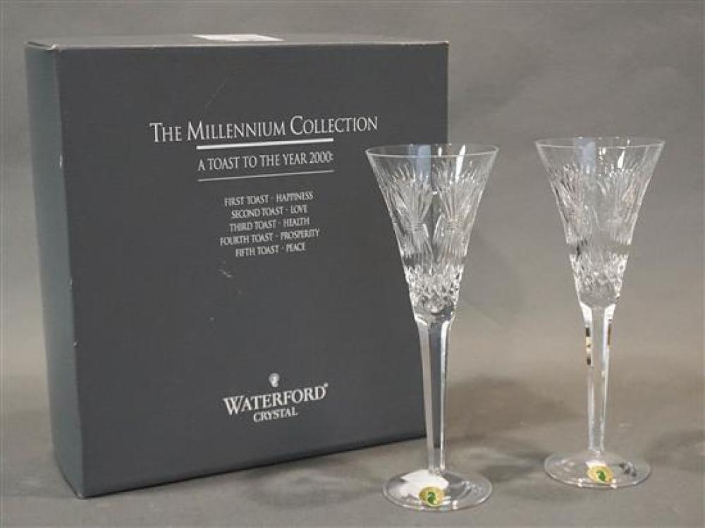 PAIR OF WATERFORD CRYSTAL