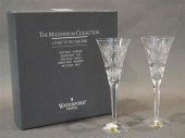 PAIR OF WATERFORD CRYSTAL 'MIL