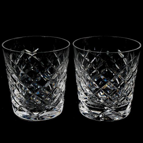 PAIR OF WATERFORD CRYSTAL WHISKEY