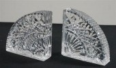 PAIR OF WATERFORD CUT CRYSTAL