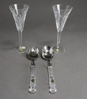 PAIR OF WATERFORD MILLENNIUM T