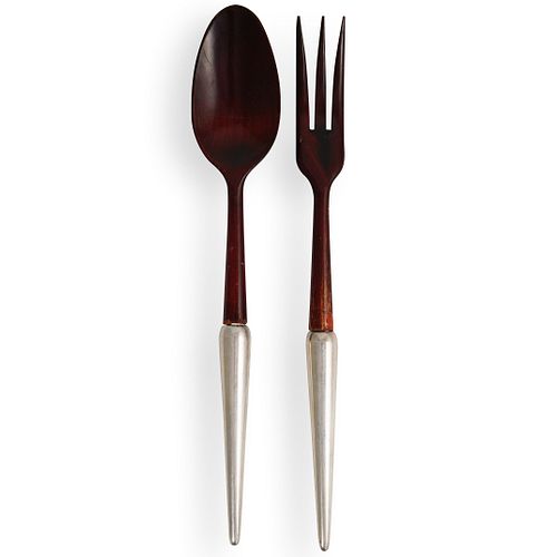 PAIR OF WEBSTER STERLING HANDLE