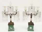 PAIR OF WEDGEWOOD GIRANDOLES I