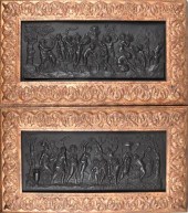 PAIR OF WEDGWOOD BLACK BASALT