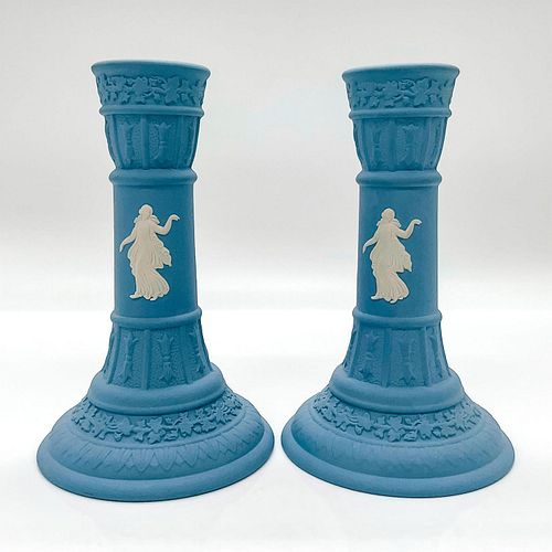 PAIR OF WEDGWOOD JASPERWARE