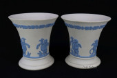 PAIR OF WEDGWOOD JASPERWARE WH
