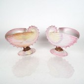 PAIR OF WEDGWOOD NAUTILUS MANT