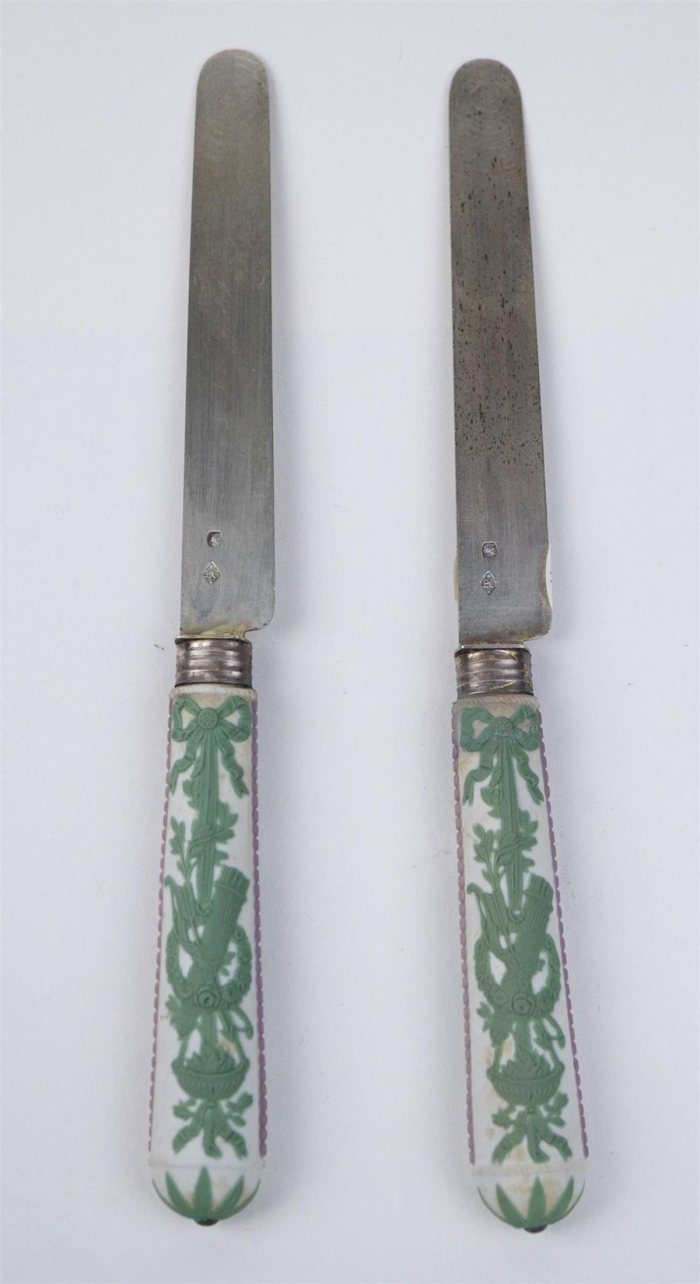 PAIR OF WEDGWOOD SOLID WHITE