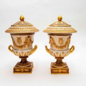 PAIR OF WEDGWOOD VICTORIA WARE