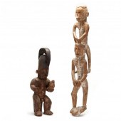 PAIR OF WEST AFRICAN FIGURAL C