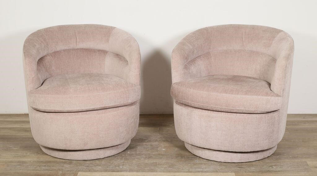 PAIR OF WEST ELM MILO BAUGHMAN
