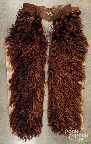 PAIR OF WESTERN BUFFALO HIDE