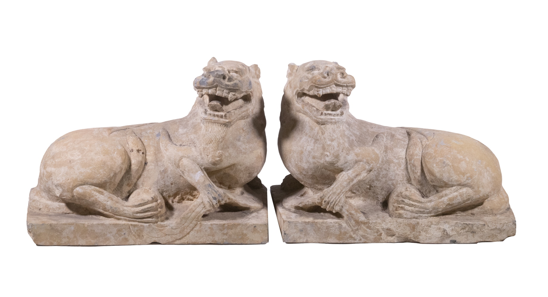 PAIR OF WESTERN JIN DYNASTY