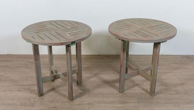 PAIR OF WESTMINSTER TEAK OUTDOOR