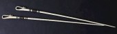 PAIR OF WHALEBONE AND WHALE IV