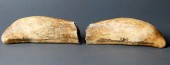 PAIR OF WHALEMAN SCRIMSHAWED S