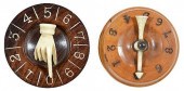 PAIR OF WHIST MARKERS WITH WOO