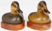 PAIR OF WILDFOWLER DUCK DECOY