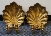 PAIR OF WILDWOOD ACCENTS BRASS