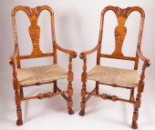 PAIR OF WILLIAM AND MARY STYLE