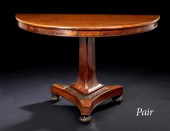Pair of William IV Mahogany De