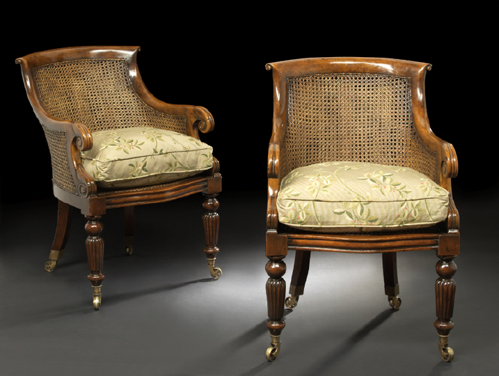 Pair of William IV-Style Mahogany