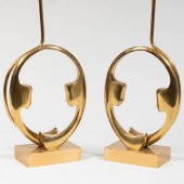 PAIR OF WILLY DARO SCULPTURAL