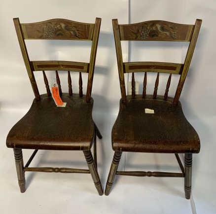 PAIR OF WINDSOR SIDE CHAIR