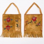PAIR OF WOODLANDS BAG PANELS,