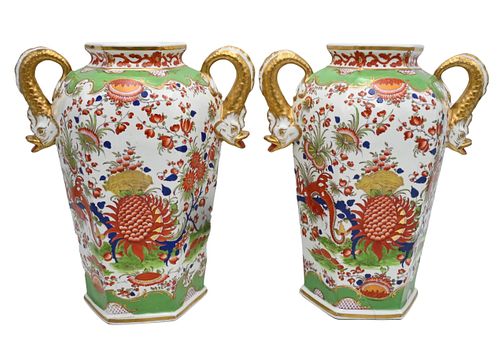 PAIR OF WORCESTER CHAMBERLAIN