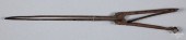 PAIR OF WROUGHT IRON PIPE TONG