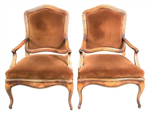 PAIR OF YALE R. BURGE FAUTEUILSPair