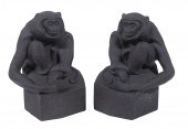 PAIR OF YAMANAKA & CO. METAL M