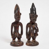 Pair of Yoruba Ibeji Male and