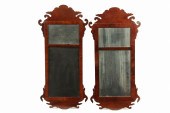 PAIR OFCHIPPENDALE LOOKING GLA