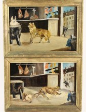 PAIR OOBS - Late 19th c. Frenc