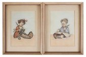 PAIR ORIGINAL HUMMEL DRAWINGSO